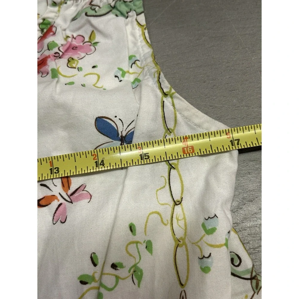 Vintage The Cat's Pajamas Short Set Button Front Birds Short Sleeve Rare - Picture 10 of 16